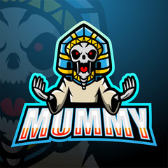 Mummy mascot esport logo design