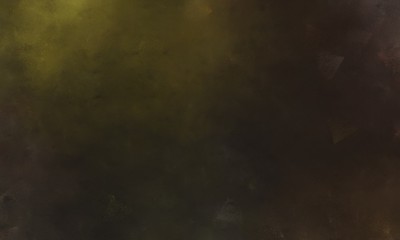 vintage painted art old banner background with very dark green, dark olive green and brown color with space for text or image