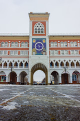 The Republic of Mari El is the city of Yoshkar-Ola. Russia. Watch on Obolensky-Nogotkov Square.