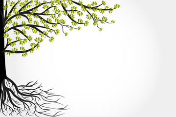 Tree symbol of life logo vector image design