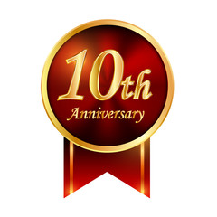 アニバーサリー　メダル　金　アイコン