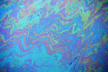 Obraz na płótnie Canvas abstract of colorful rainbow oil slick background