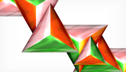 Triangle geometric vector abstract background