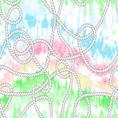 tiedye and rope design pattern
