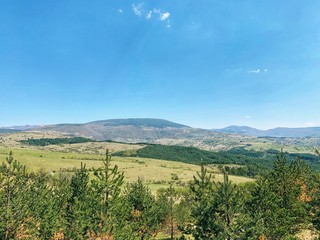 Landscape photography of mountain hiking
