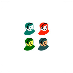 costumer service figure with headset call