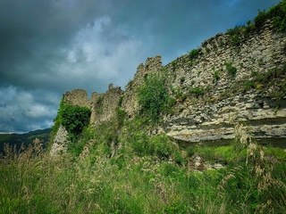 The medieval castle of Aiello Calabro, south Italy.