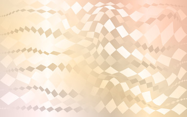 Abstract background, curved geometric shapes on a light iridescent background