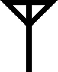 Network signal icon Network signal bar icon isolated on white background