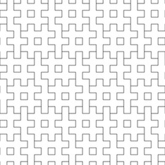 Seamless Japanese pattern of double-digited swastika