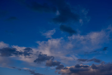 Fototapeta na wymiar blue sky and clouds wallpaper