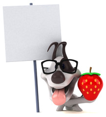 Fun dog - 3D Illustration