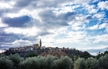 Fototapeta premium Small old Croatian city named Buje