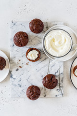 Chocolate Cupcakes with Cream Cheese