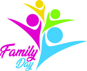 Family Day Logo Vector EPS10