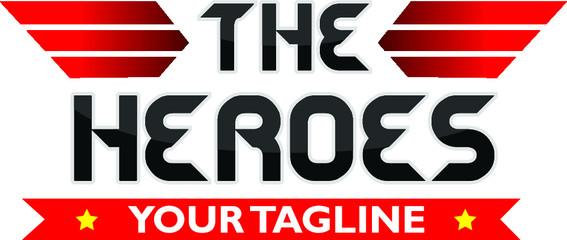 The Heroes Logo Vector 
