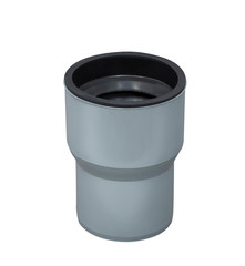 grey plastic pipe