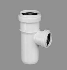 white plastic pipe