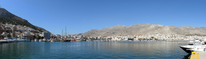 Fototapeta na wymiar Panorama von Kalymnos