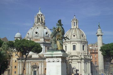 Fototapeta na wymiar Rome. Piazza Venezia one of the most beautiful square in the world