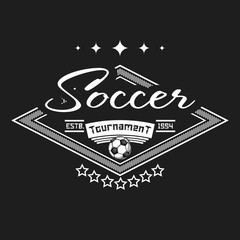 Soccer logo design template