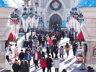 SEOUL, SOUTH KOREA - 09th Jun, 2018 : The Indoor Adventure world of Lotte World (Lotte Land) theme...