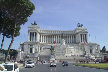 Rome. Piazza Venezia one of the most beautiful square in the world