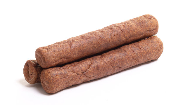 Three frikadellen, a Dutch fast food snack