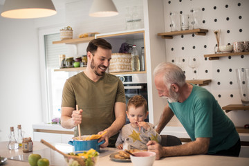 Recipes through the generations.