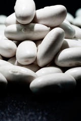 Alubias blancas cereales vegano slow food