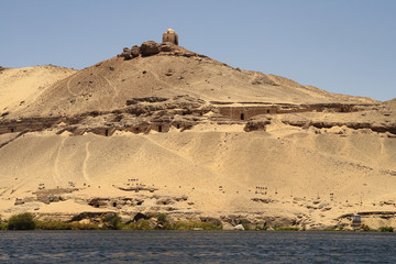 
Nubian tombs in Aswan, Egypt