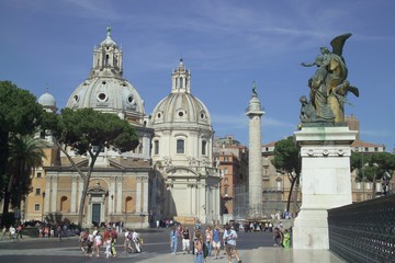 Obraz premium Rome. Column Traiana to celebrate the conquist of Dacia
