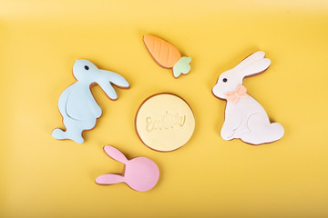 Cute Easter bunny desserts, Easter painted eggs, Authentic Easter Brunch.