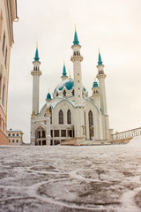 Kazan, Republic of Tatarstan, Russia View of the Kul Sharif mosque.