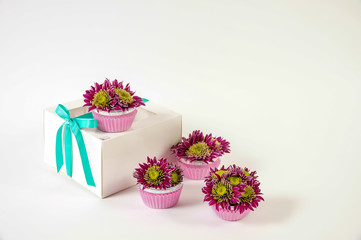 Miniature flower arrangement