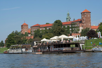 Obraz premium Kraków z Wisłą