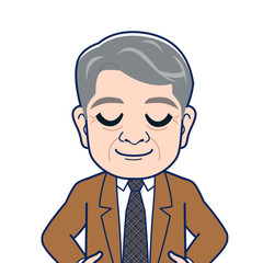 定年退職前の社員