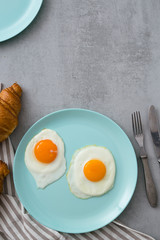 concept of flat lay food on table