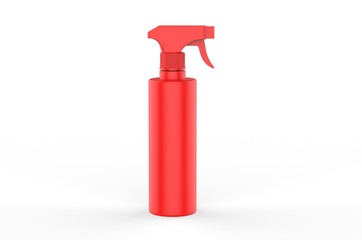 Blank plastic trigger spray for branding, 3d render illustration.