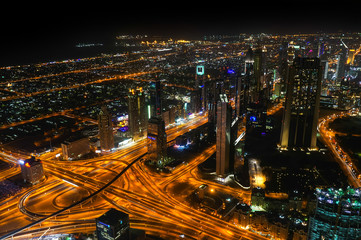 Obraz premium Dubai by night