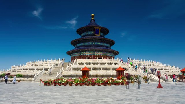 Temple of Heaven in Beijing. Beijing tourist attraction.