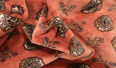 Old and modern Persian Colourful Arabesque and handmade carpet, rug gelim, and Gabbeh with the...
