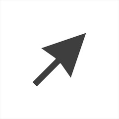 mouse arrow icon, computer mouse arrow vector icon, line cursor icon