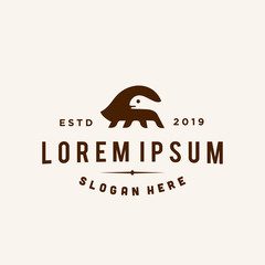  turtle swim logo icon design illustration in trendy minimal style and negative space style isolated on white background