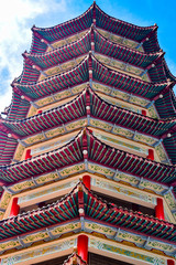 The Chin Swee Caves Temple is a Taoist temple in Genting Highlands, Pahang, Malaysia, scenery from...
