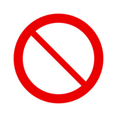 no icon. forbidden sign. ban icon