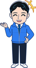 スーパーの社員