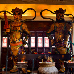 The Chin Swee Caves Temple is a Taoist temple in Genting Highlands, Pahang, Malaysia, scenery from...
