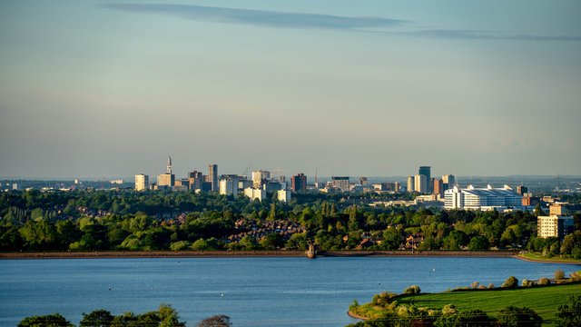 panoramic view of Birmingham