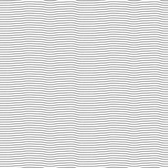 Black wavy lines seamless vector patternon white. Simple unisex surface print design. For backgrounds, textures, fabrics, stationery and packaging.